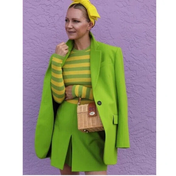 Zara green blazer - Picture 2 of 4